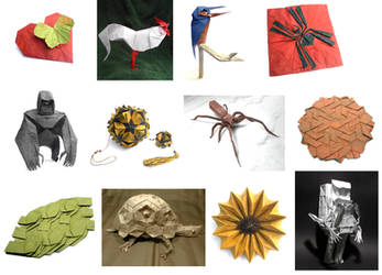 Collage - V Internation Origami Internet Olympiad