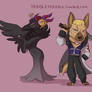 Edea the Crow and her lapdog Seifer