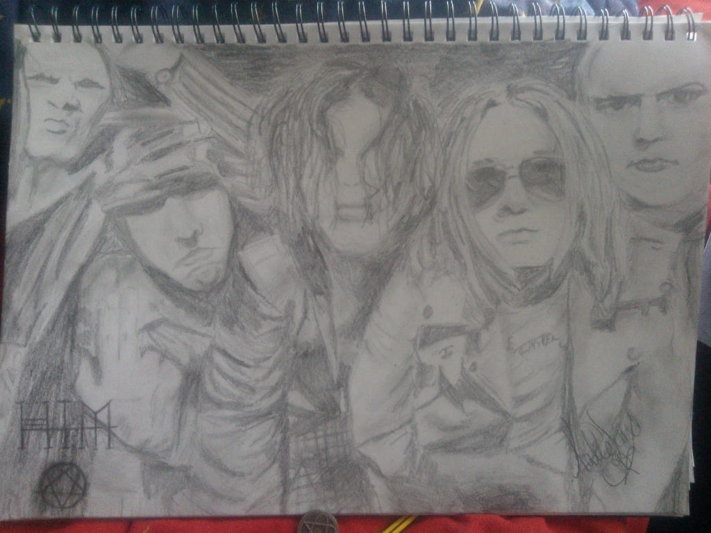 HIM (band) Sketch by DieDefunctorum on DeviantArt