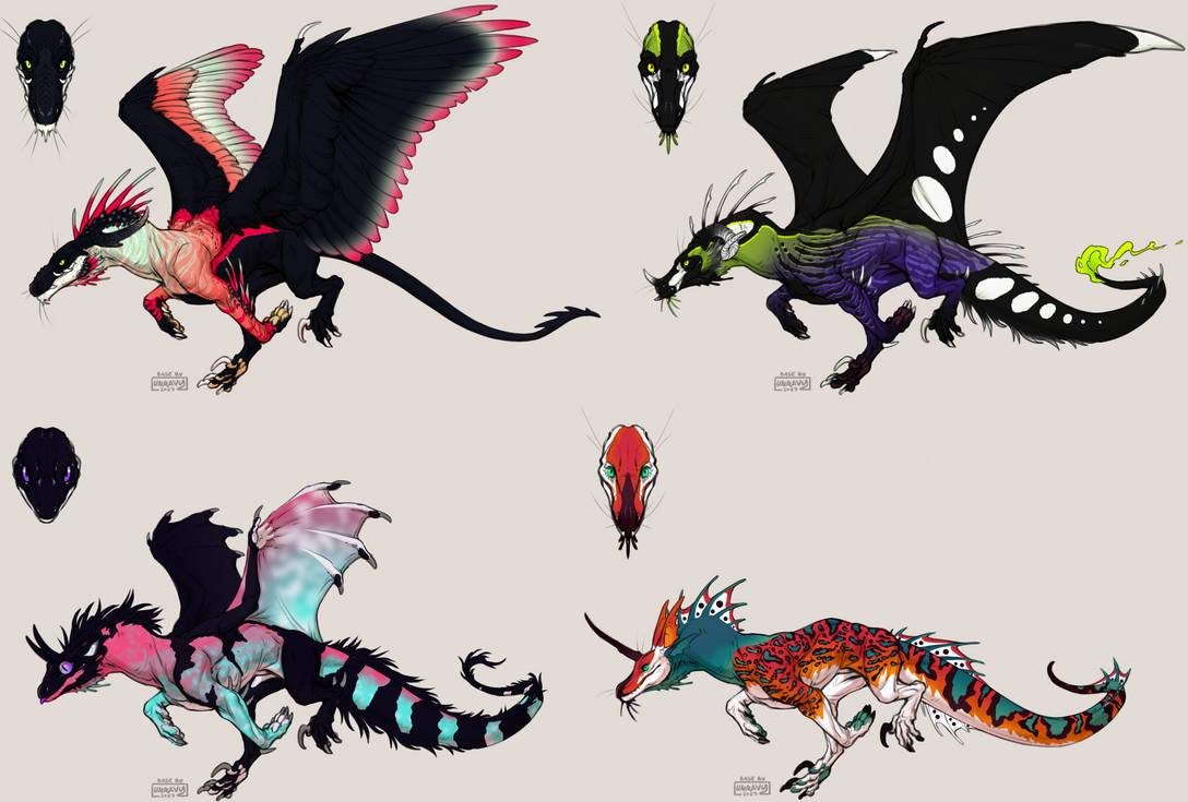 Dragon Adding Dragon Adopts (3/4) by KillstreakPrima on DeviantArt
