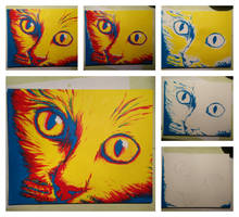 Catpop - painting progress