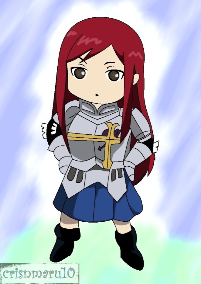 Erza chibi - color