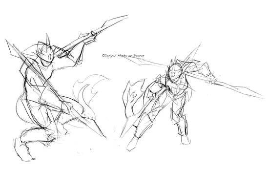 Sketch the lancers