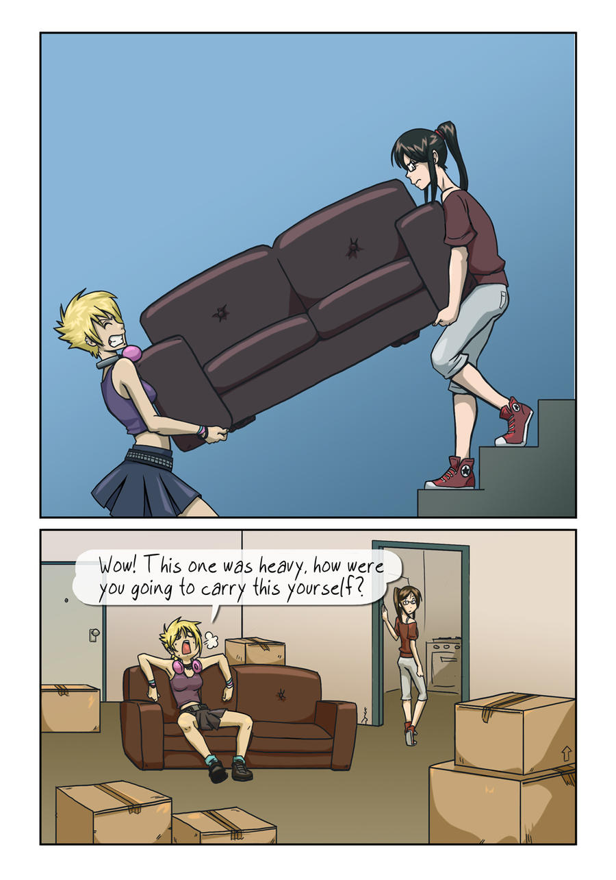 Little comic: Moving in-08