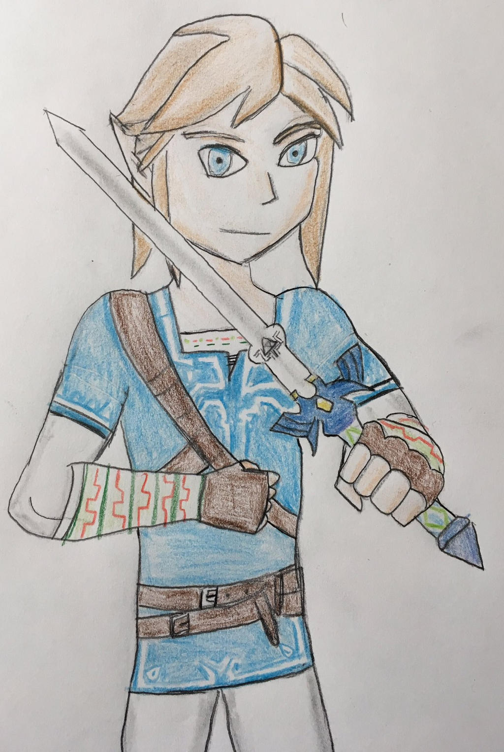 Link and the Master Sword by CaptainEdwardTeague on DeviantArt