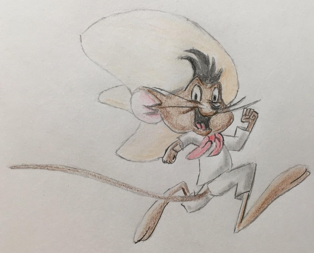 My drawing of Speedy Gonzales by EvyOriginal on DeviantArt