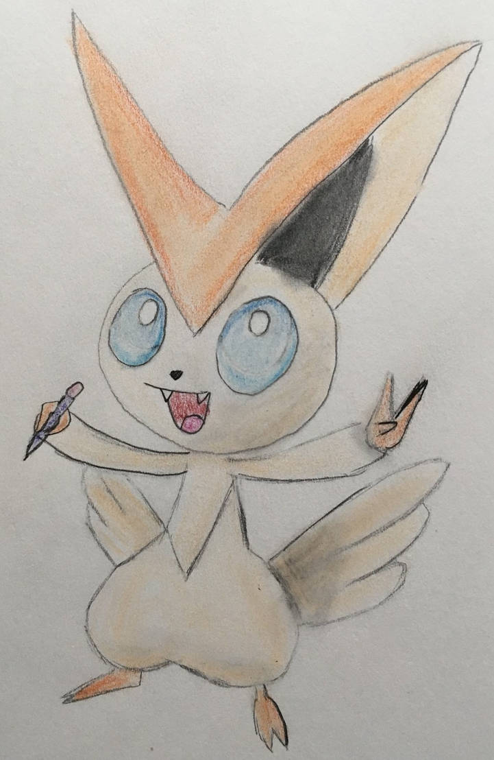 Victini by CaptainEdwardTeague on DeviantArt