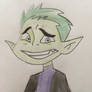 Beast Boy Nervous