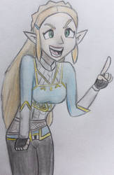 Princess Zelda from Breath of the Wild