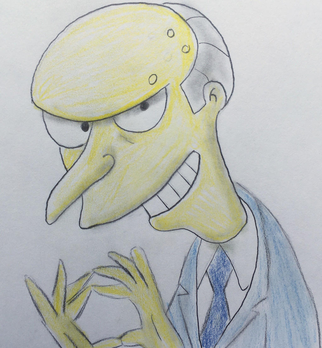 Mr Burns by CaptainEdwardTeague on DeviantArt