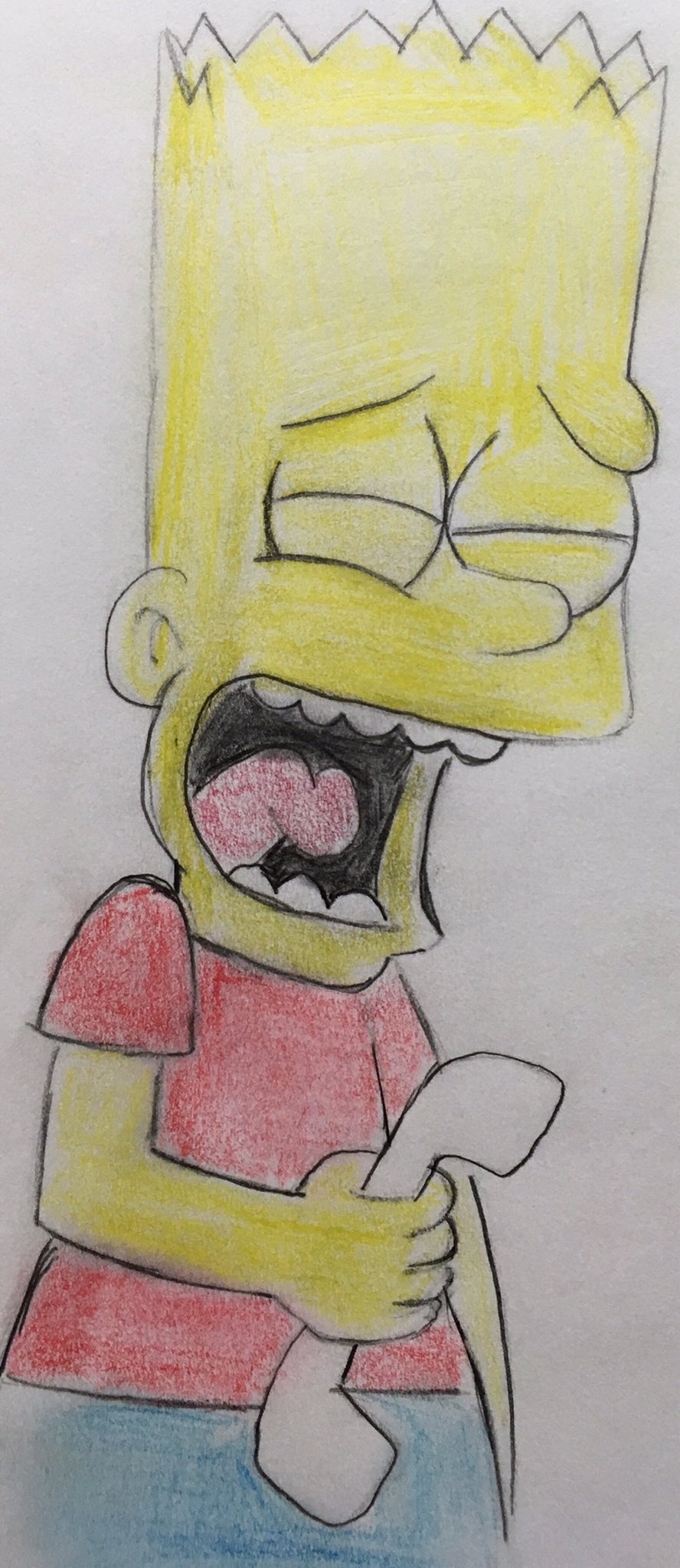 Sad Bart by Lompis on DeviantArt