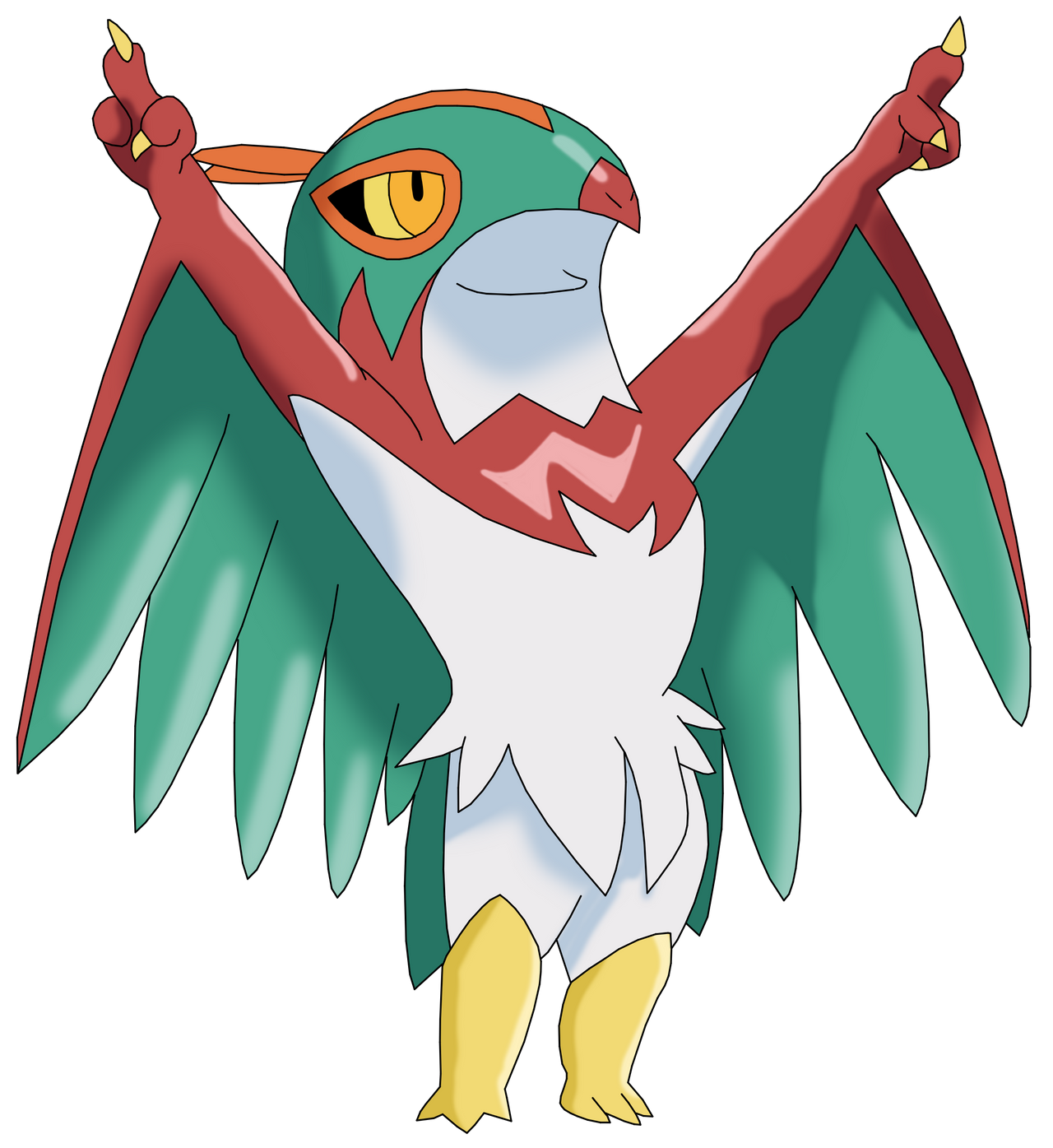 Hawlucha By CaptainEdwardTeague On DeviantArt hawlucha-by-captainedwardteague-on-deviantart