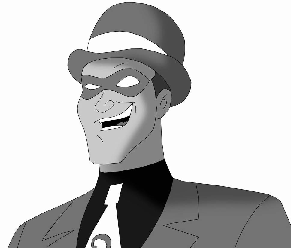The Riddler Monocromatic by CaptainEdwardTeague on DeviantArt