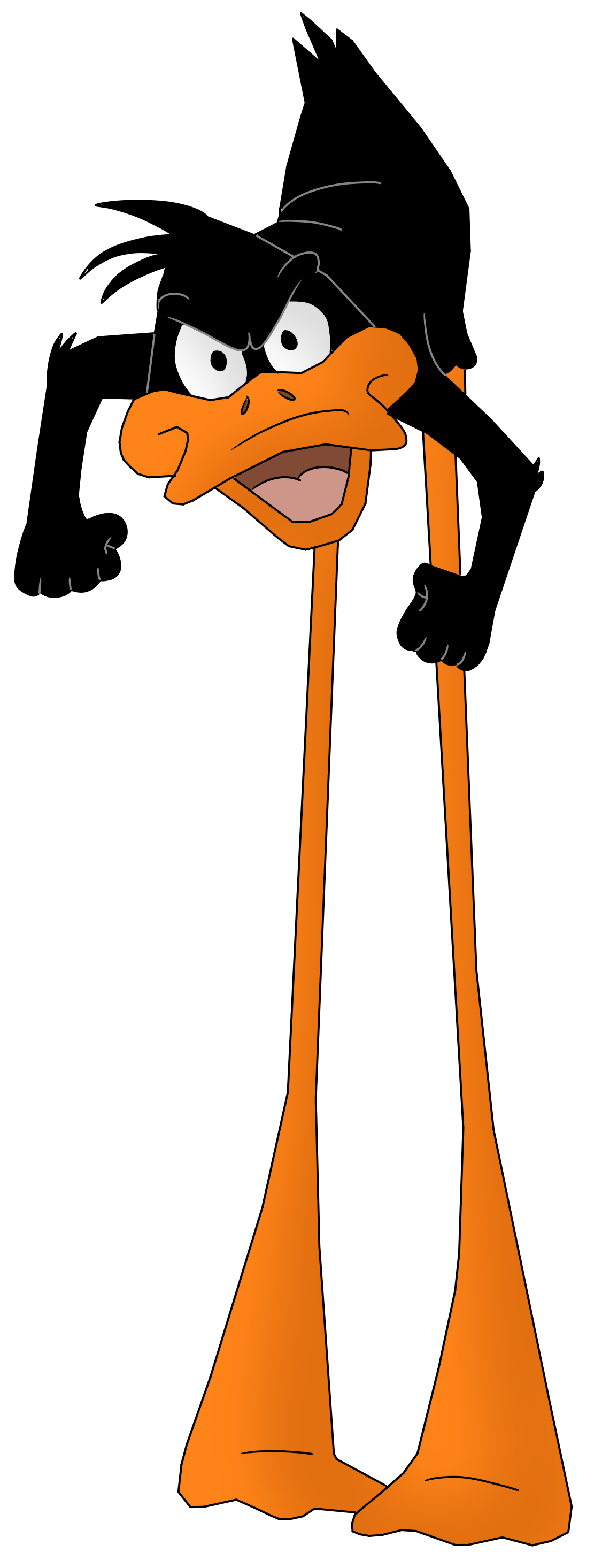 Daffy Duck Butt Kicked by CaptainEdwardTeague on DeviantArt