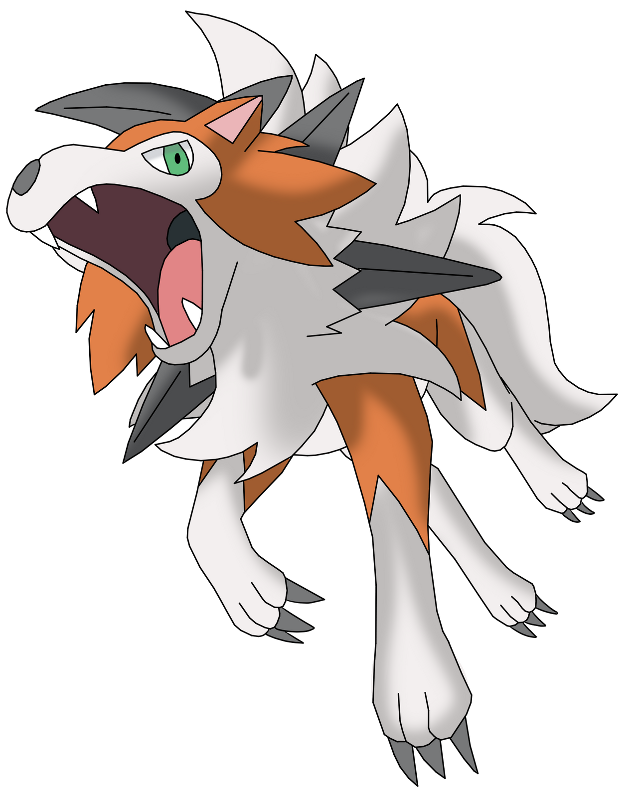 Lycanroc by CaptainEdwardTeague on DeviantArt
