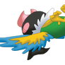 Chatot Playing Dead