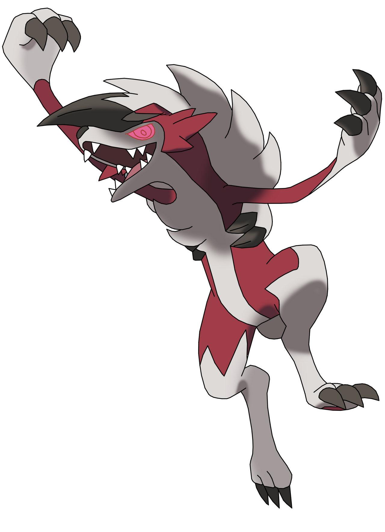 Lycanroc Midnight Form By CaptainEdwardTeague On DeviantArt lycanroc-midnight-form-by-captainedwardteague-on-deviantart