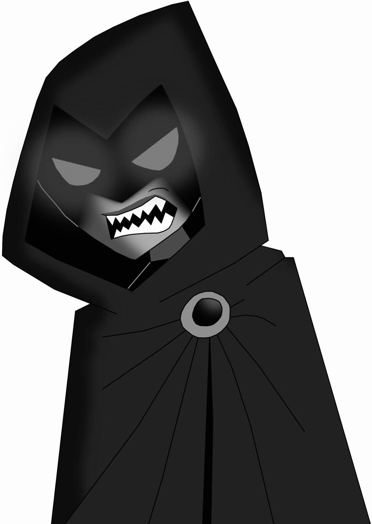 Raven Snarling Monochromatic by CaptainEdwardTeague on DeviantArt