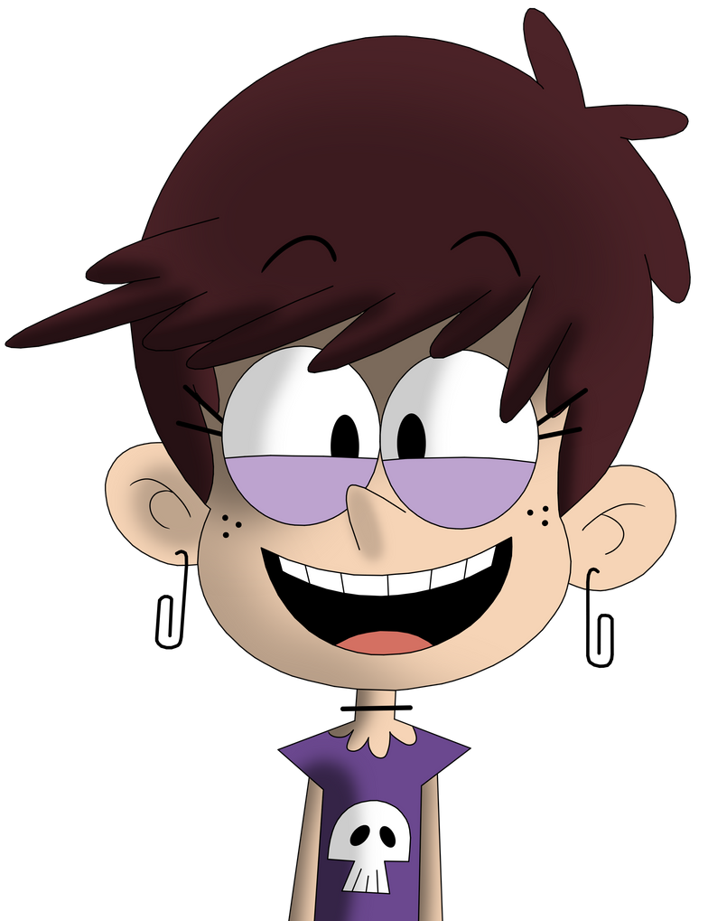 Luna Loud Smiling by CaptainEdwardTeague on DeviantArt