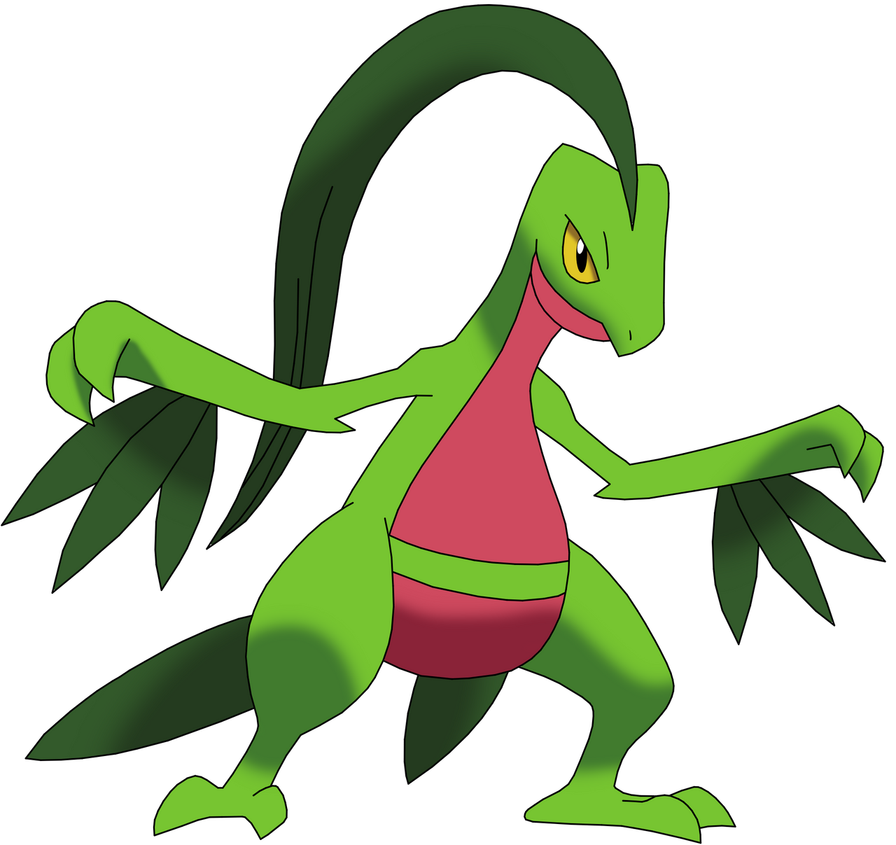 Groveyle Grovyle by CaptainEdwardTeague on DeviantArt