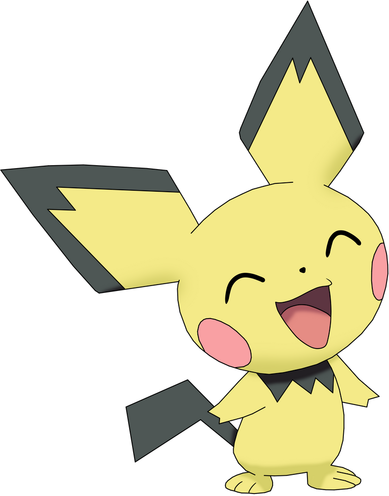 Pichu Grumpy Pichu Smiling by CaptainEdwardTeague on DeviantArt