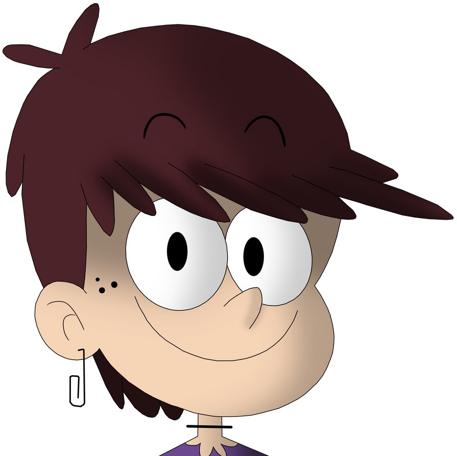 Luna Loud Smiling Happy by CaptainEdwardTeague on DeviantArt