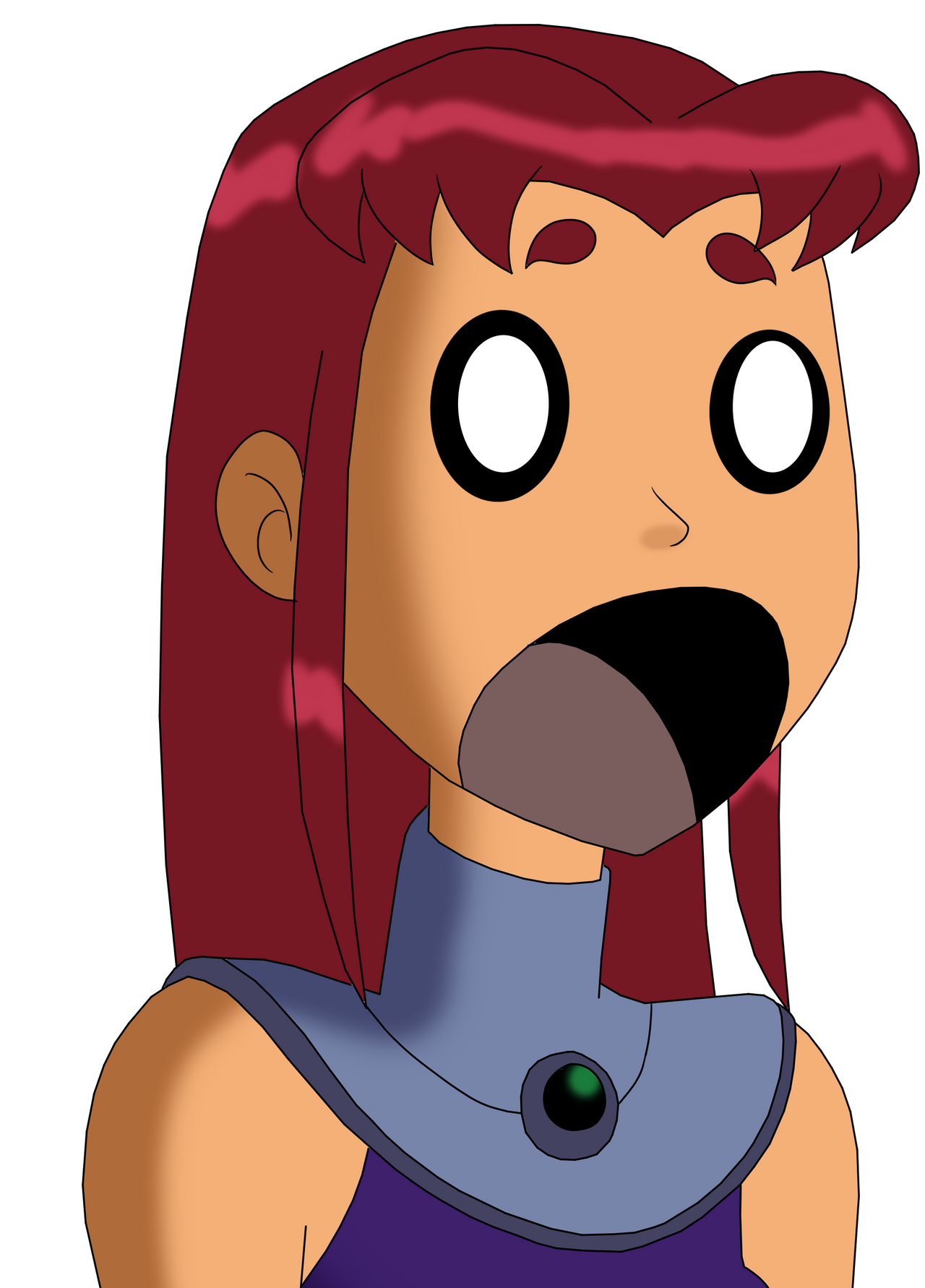 Starfire Anime WTF by CaptainEdwardTeague on DeviantArt