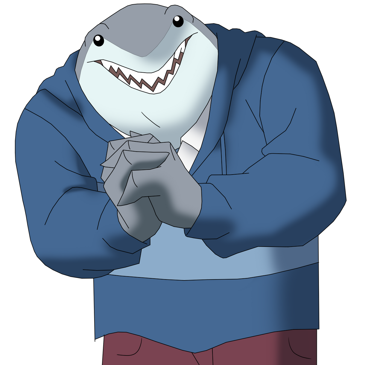 King Shark from Harley Quinn by CaptainEdwardTeague on DeviantArt
