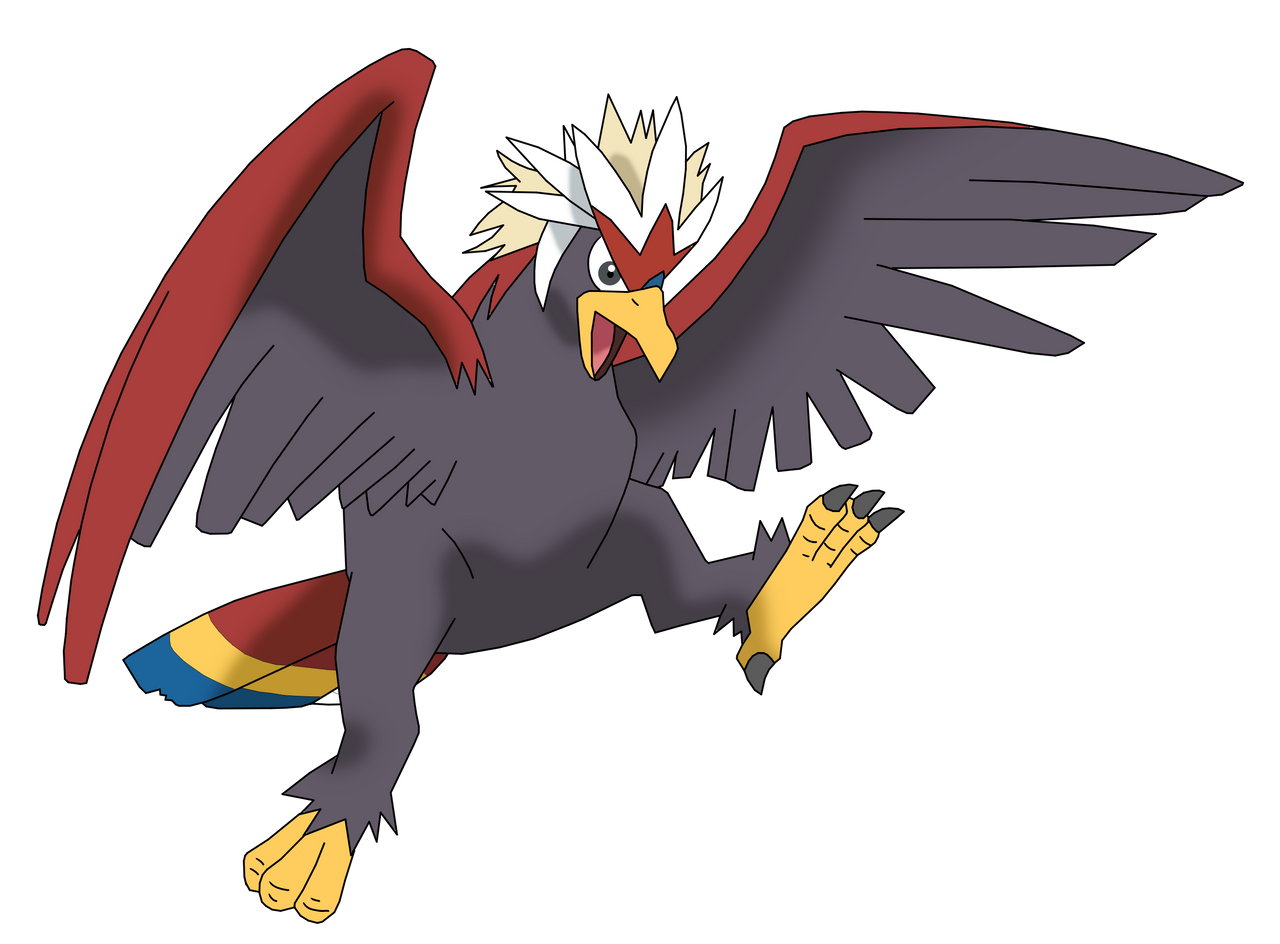 Braviary FIghting by CaptainEdwardTeague on DeviantArt