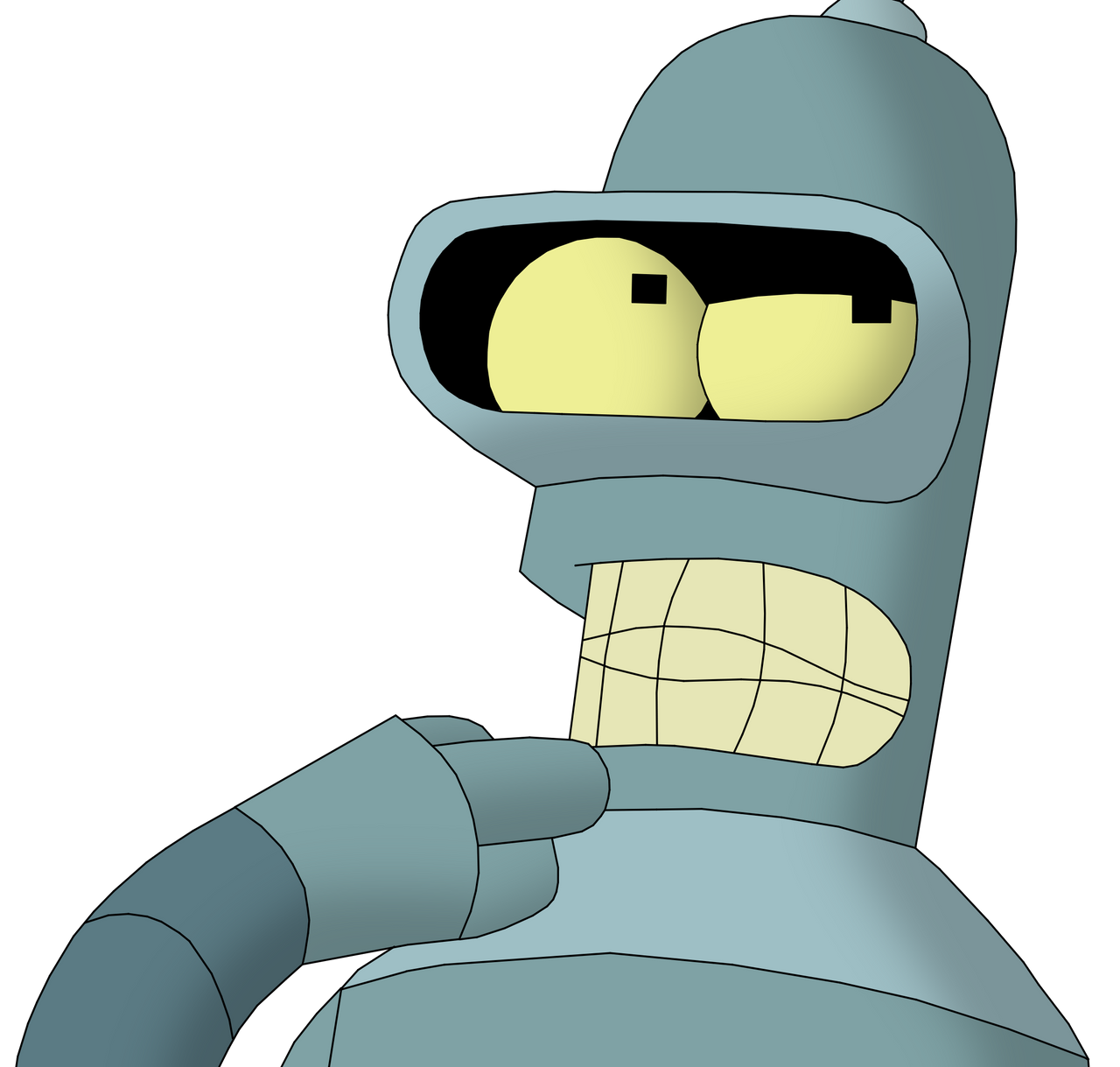 Bender Multitasking Bender Thinking to himself by CaptainEdwardTeague on DeviantArt