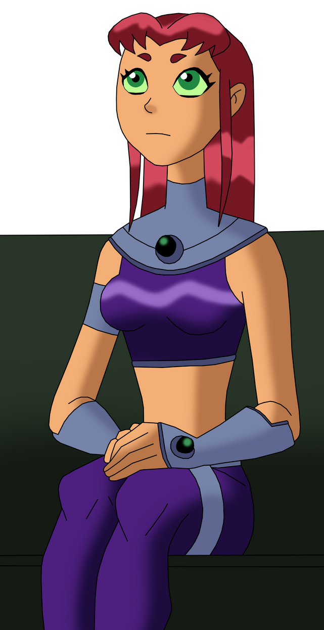 Starfire Sitting Down By Captainedwardteague On Deviantart Starfire Sitting Down By Captainedwardteague On Deviantart