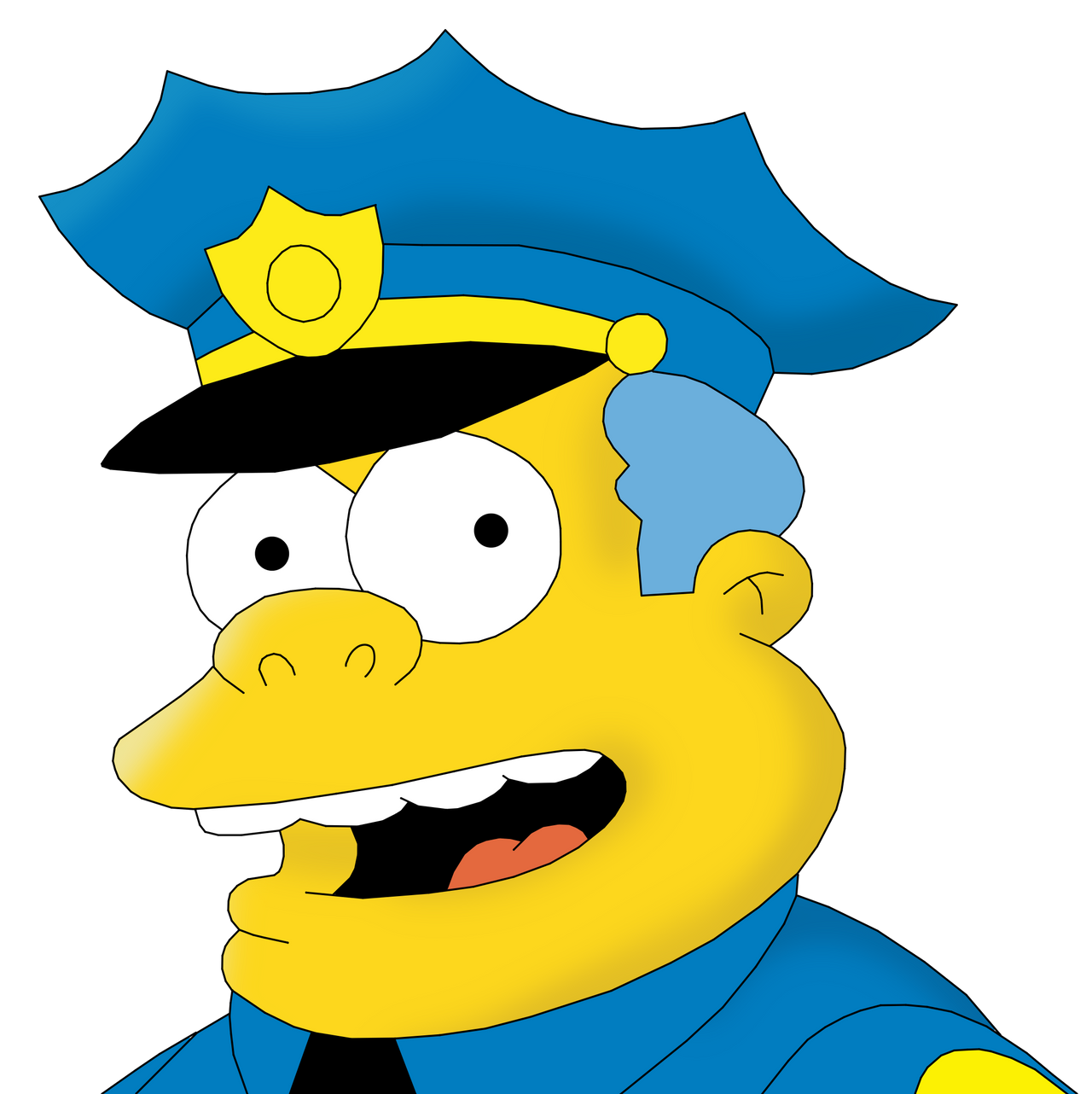 Chief Wiggum by CaptainEdwardTeague on DeviantArt