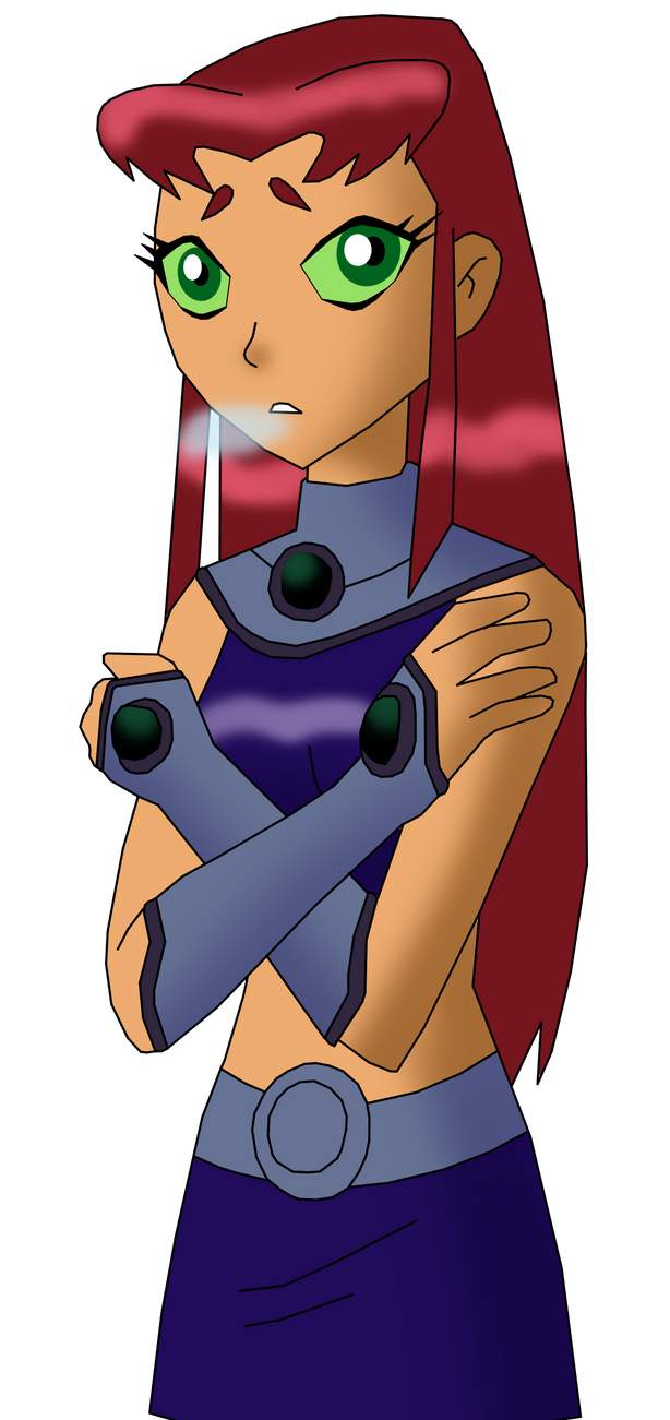 Starfire Cold Starfire Is Sad and Cold by CaptainEdwardTeague on DeviantArt