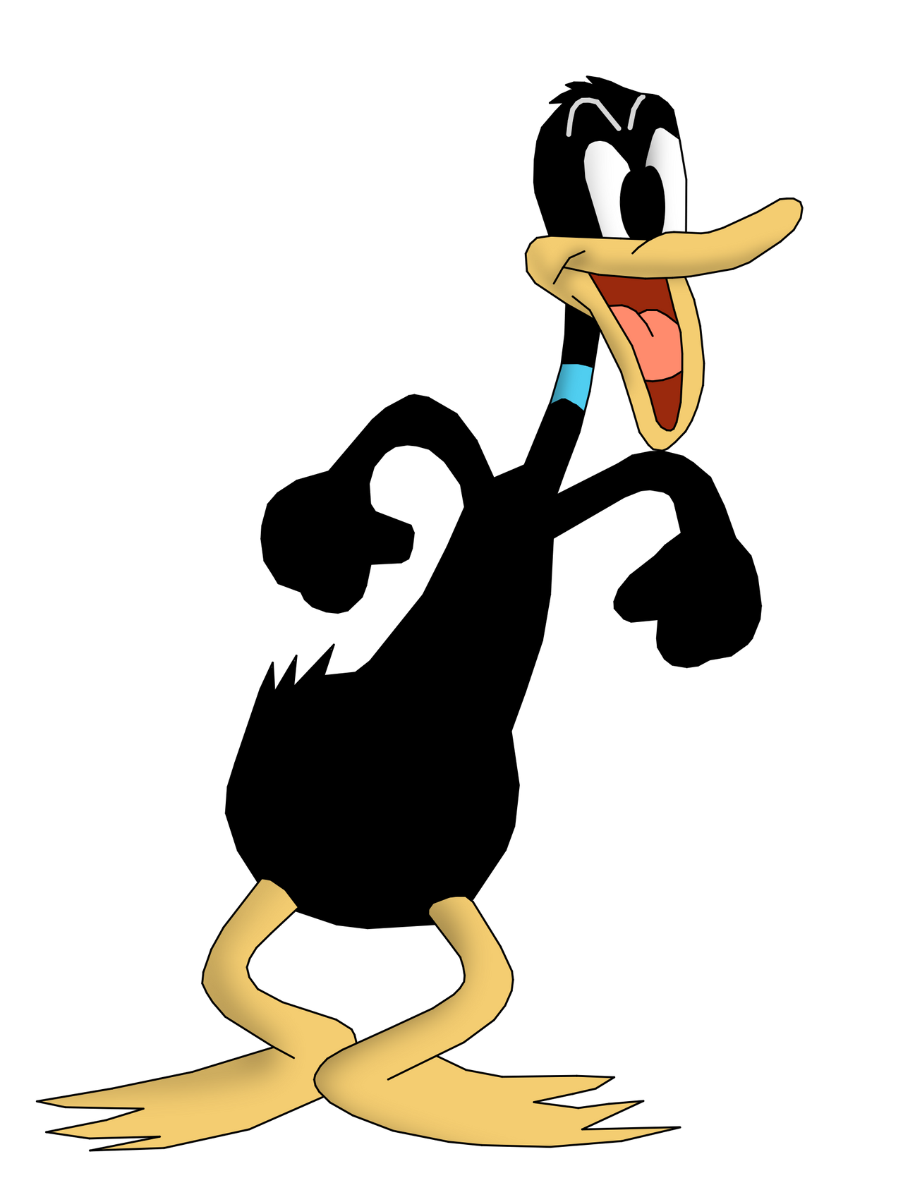 Daffy Duck from 1938 by CaptainEdwardTeague on DeviantArt