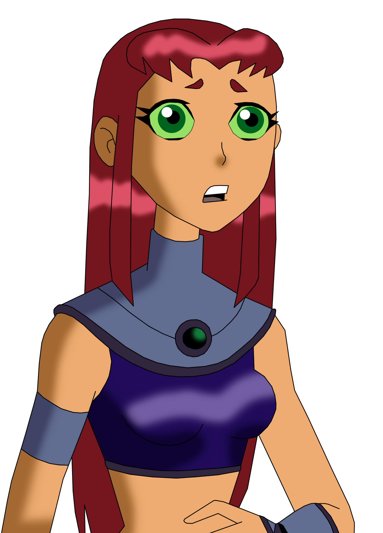Starfire...But by CaptainEdwardTeague on DeviantArt