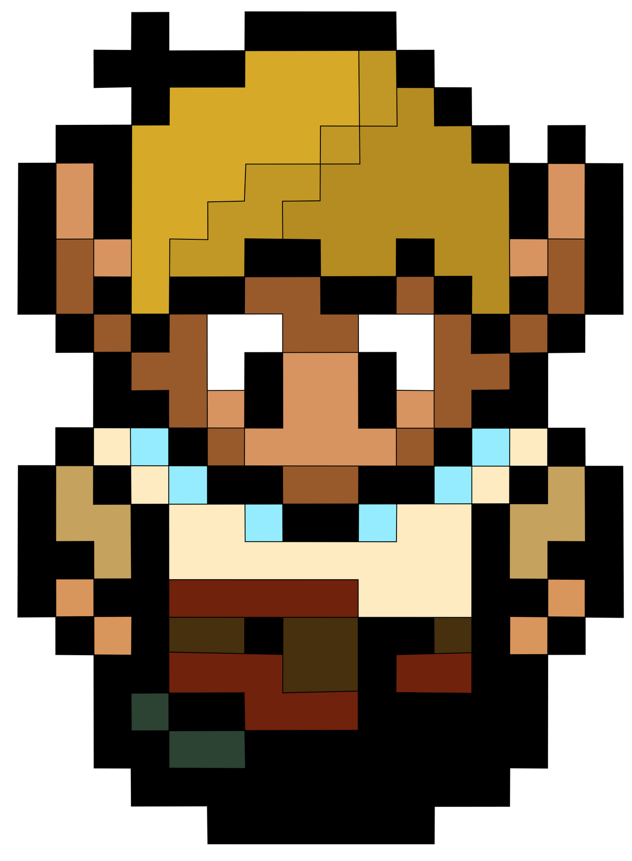 Link Simple Sprite Skyloft Link Sprite. by CaptainEdwardTeague on DeviantArt
