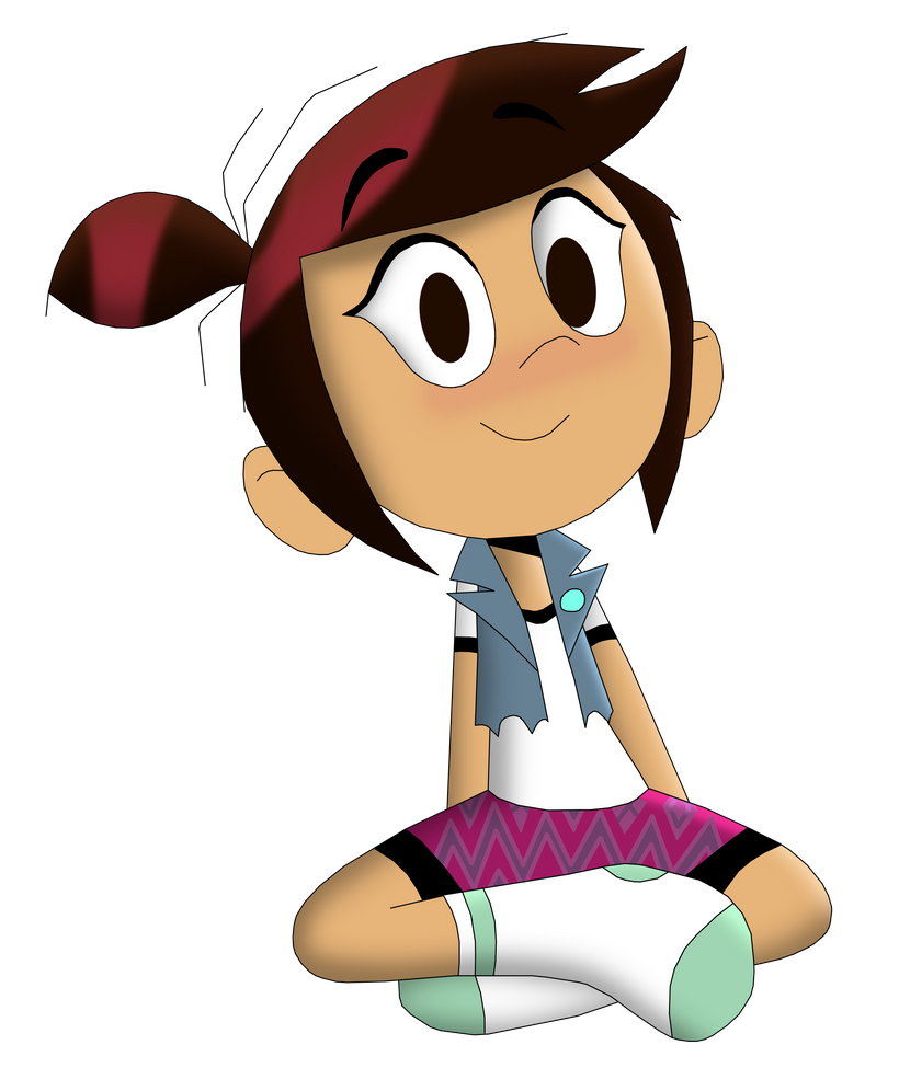 Molly McGee Sitting Cute by CaptainEdwardTeague on DeviantArt