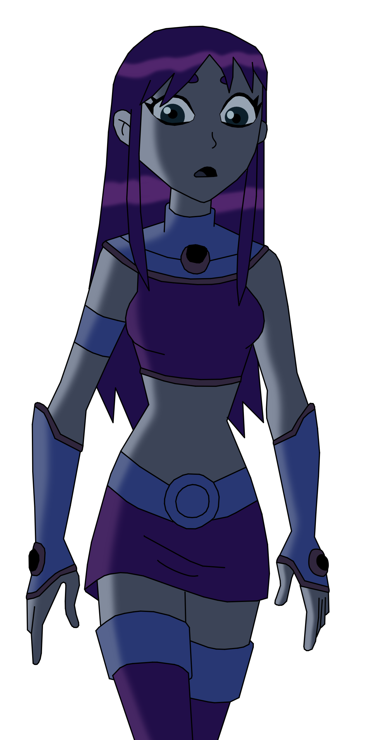 Starfire Soaked and Walking by CaptainEdwardTeague on DeviantArt