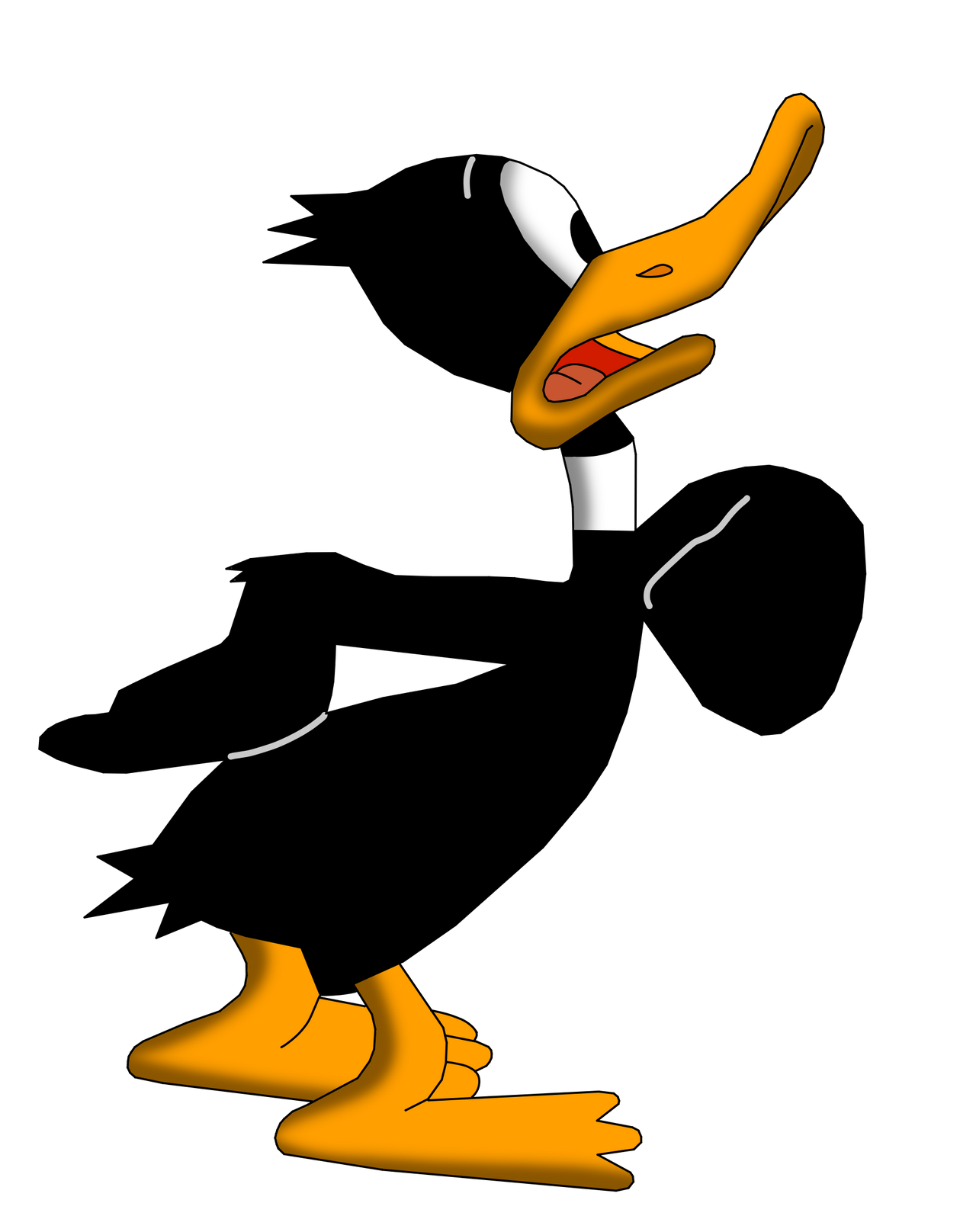 Daffy Duck 1942 sliding almost there.... by CaptainEdwardTeague on ...