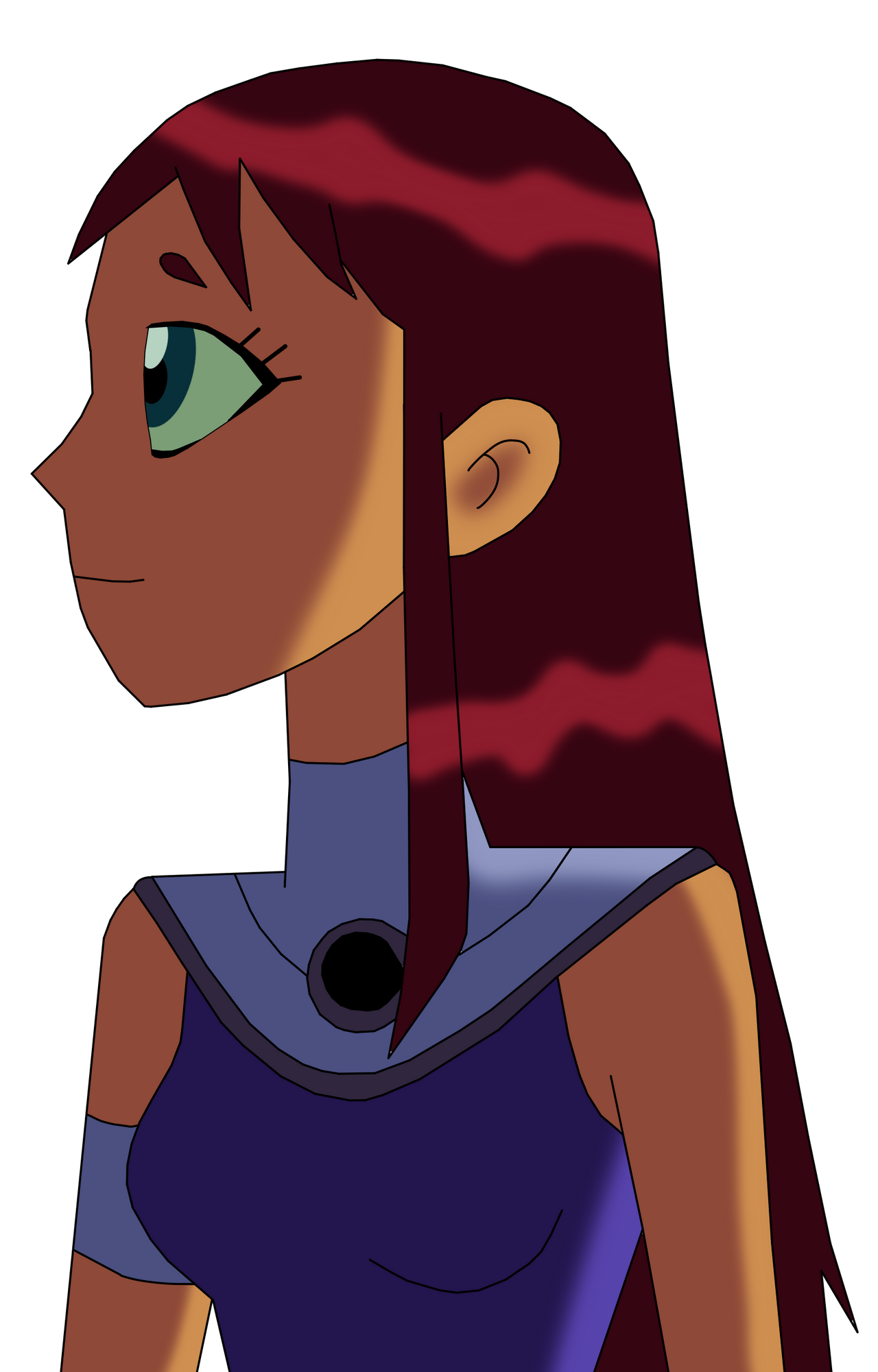 Starfire Soaked In Rain by CaptainEdwardTeague on DeviantArt