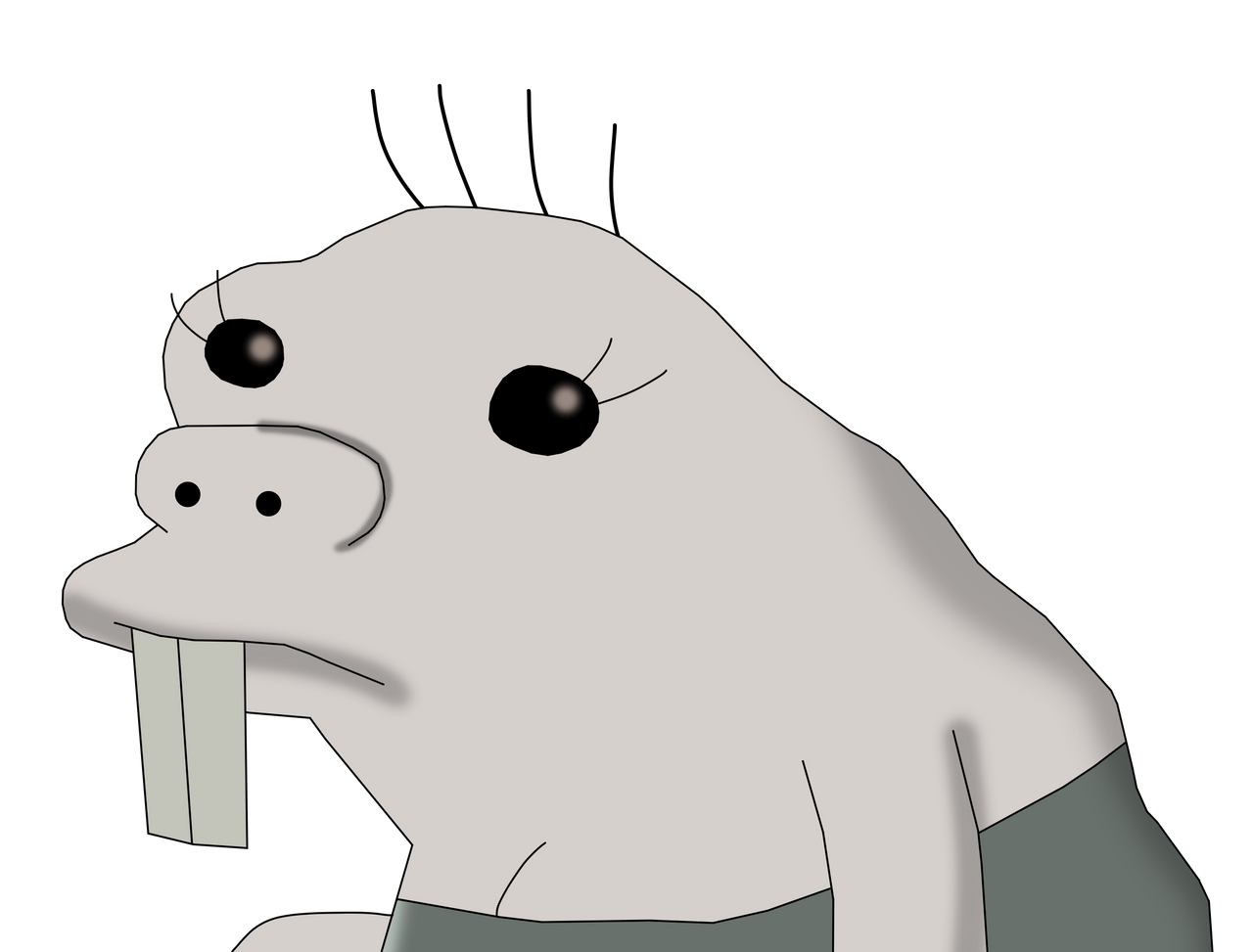 Female Mole Person by CaptainEdwardTeague on DeviantArt