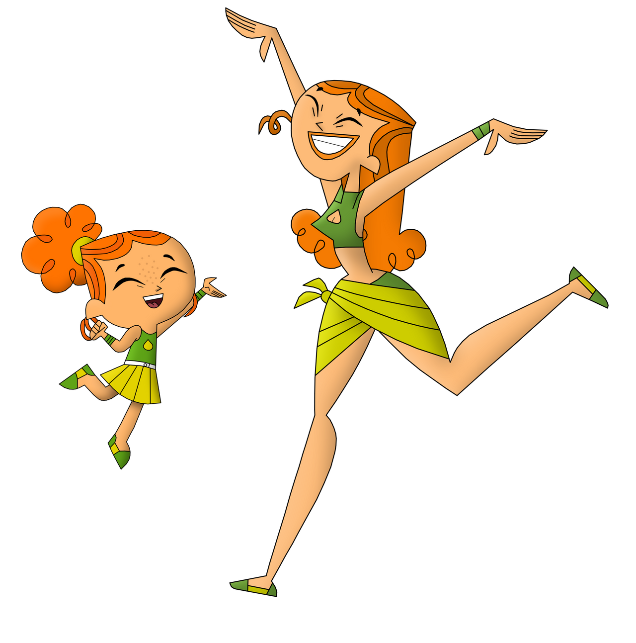 Izzy Jump In Izzy and Little Izzy Jumping for Joy! by CaptainEdwardTeague on DeviantArt