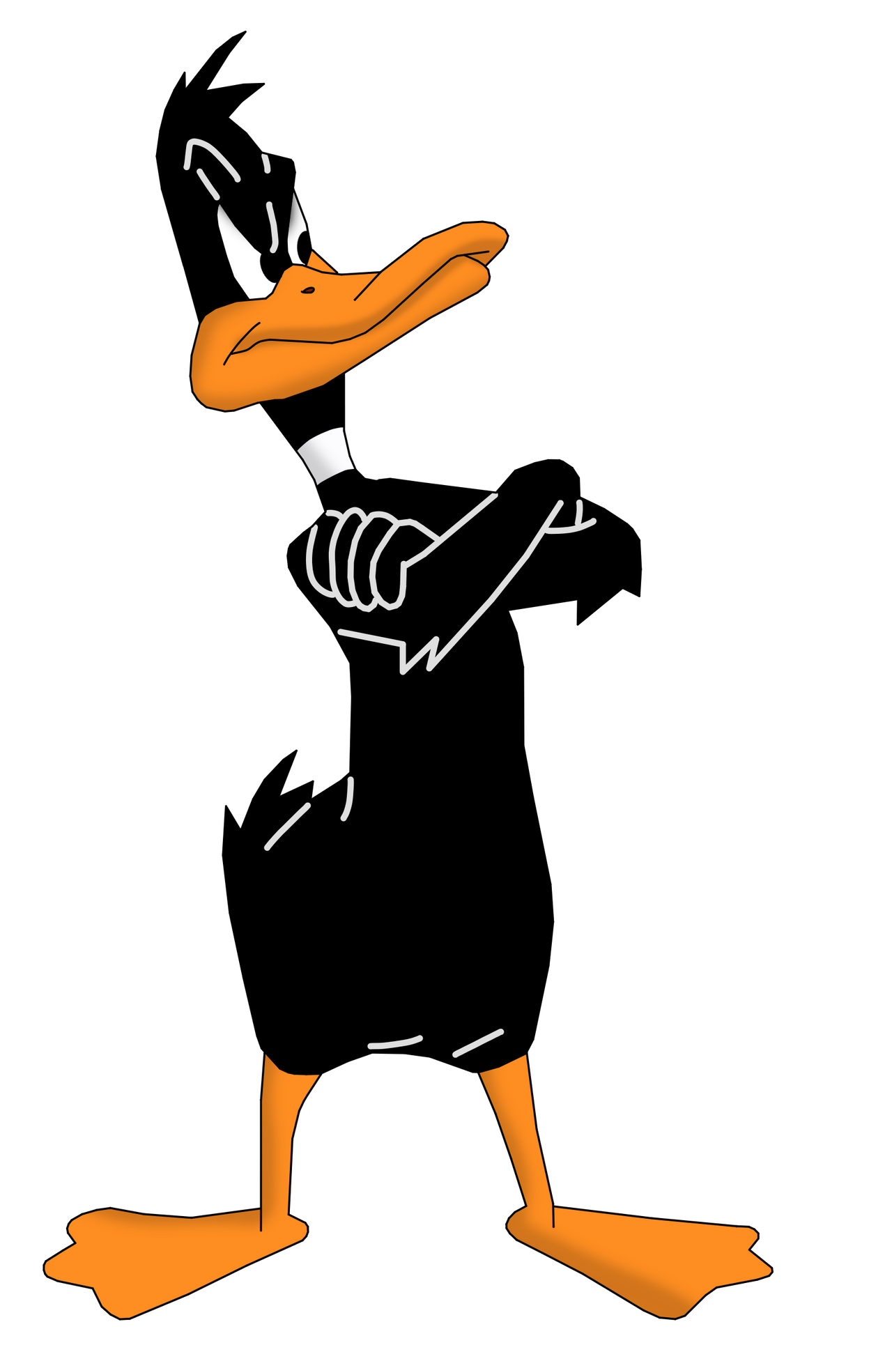 Daffy Duck 1950 Doesn't like this by CaptainEdwardTeague on DeviantArt