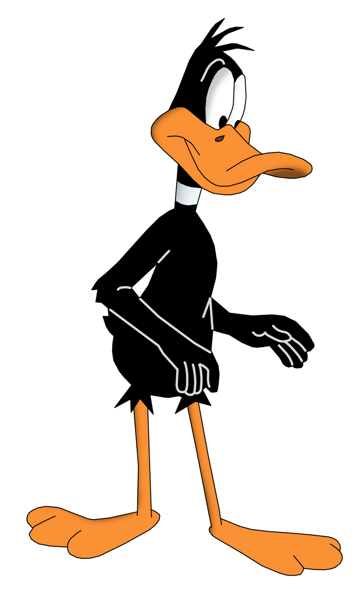 Daffy Duck 1963 looking down by CaptainEdwardTeague on DeviantArt