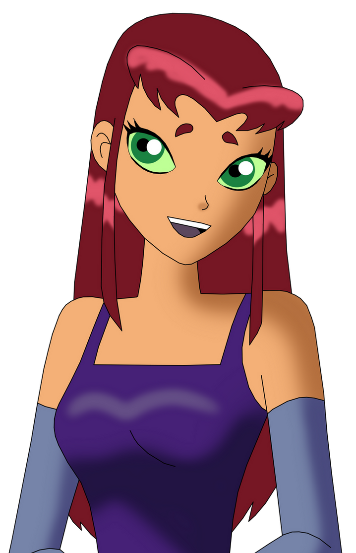 Beautiful Starfire in dress by CaptainEdwardTeague on DeviantArt