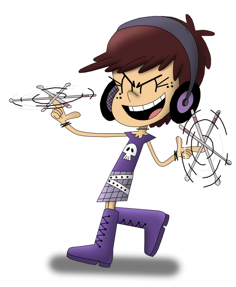 Luna Loud Jaming on the Go by CaptainEdwardTeague on DeviantArt