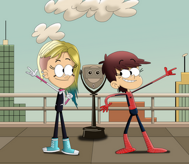 Luna and Sam Go Spidey