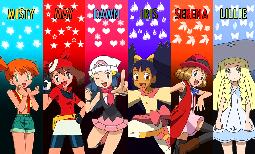 As PokéGirls do anime Pokémon!