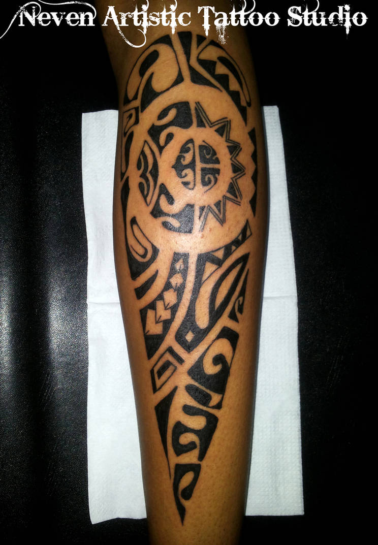 Calf maori Tattoo by Nevenperson on DeviantArt