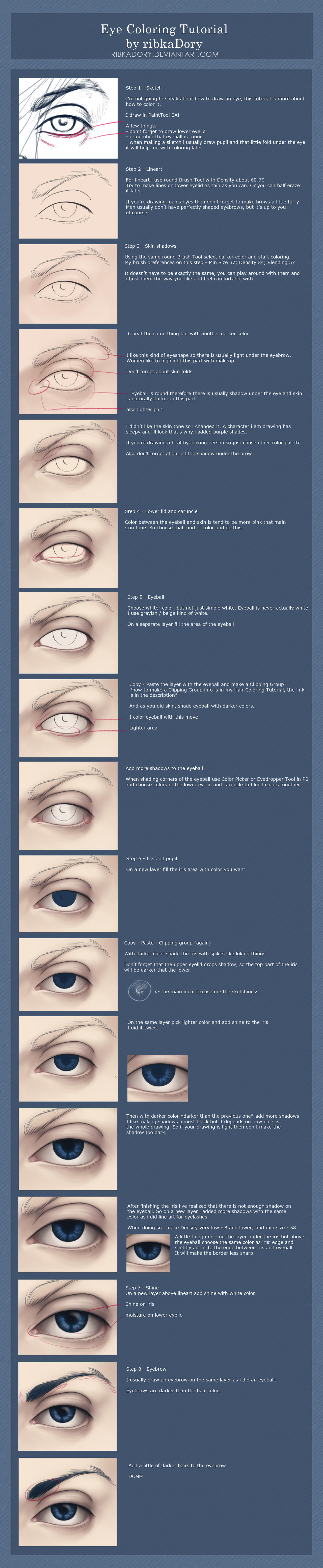 Eye Coloring Tutorial